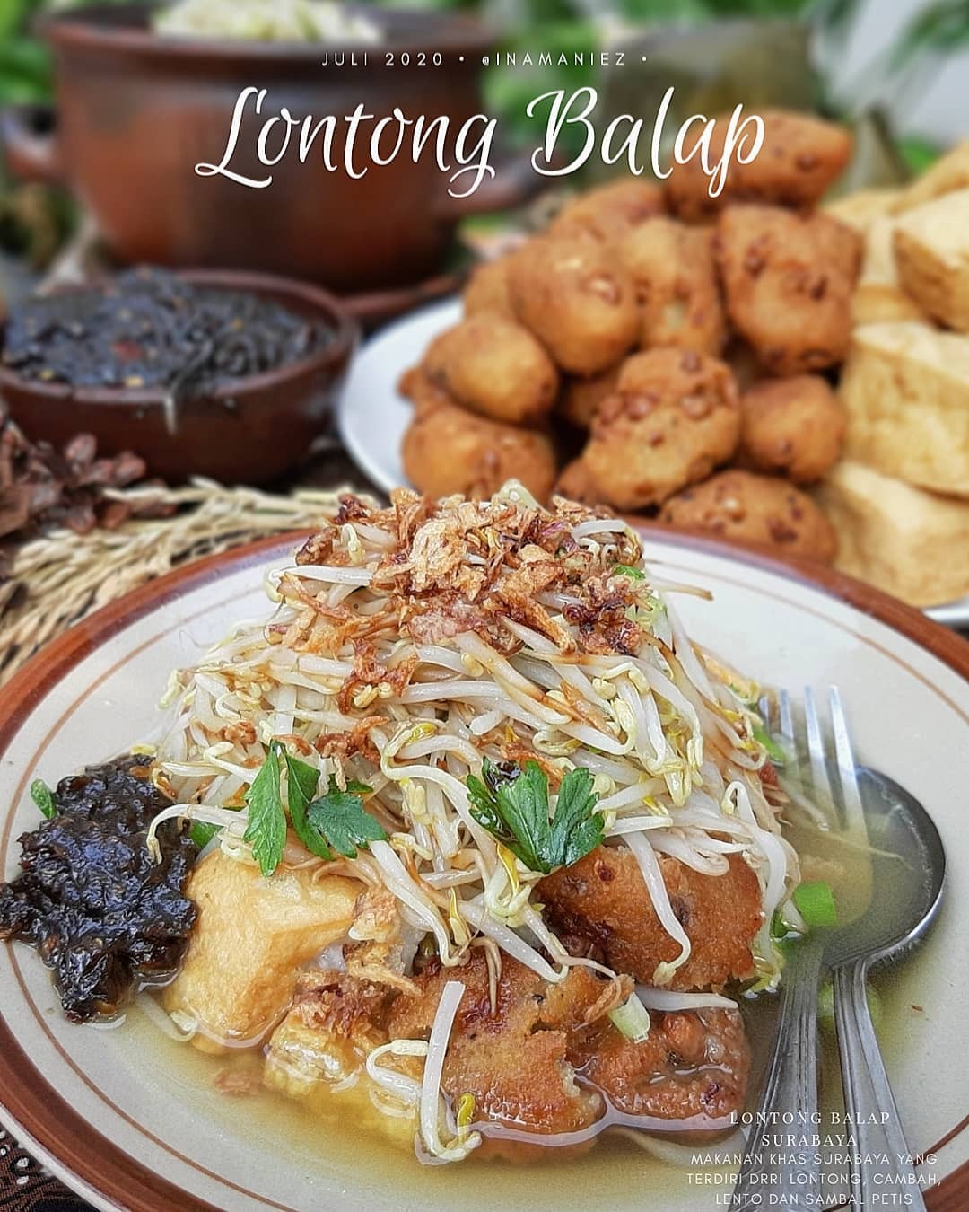 The iconic Surabayan dish, Lontong Balap.