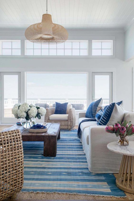 Dive into Tranquility: Beach-Inspired Living Room Decorating Ideas
