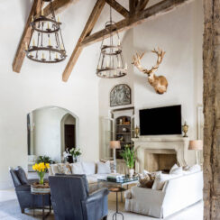 Embracing Nature’s Embrace: Rustic Design Ideas for Your Living Room Sanctuary
