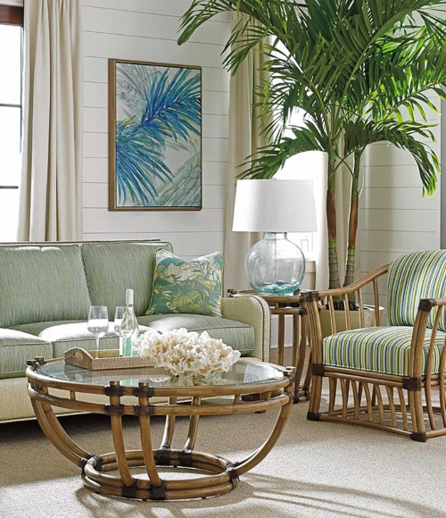 Island Time at Home: Crafting Your Tommy Bahama Living Room Oasis