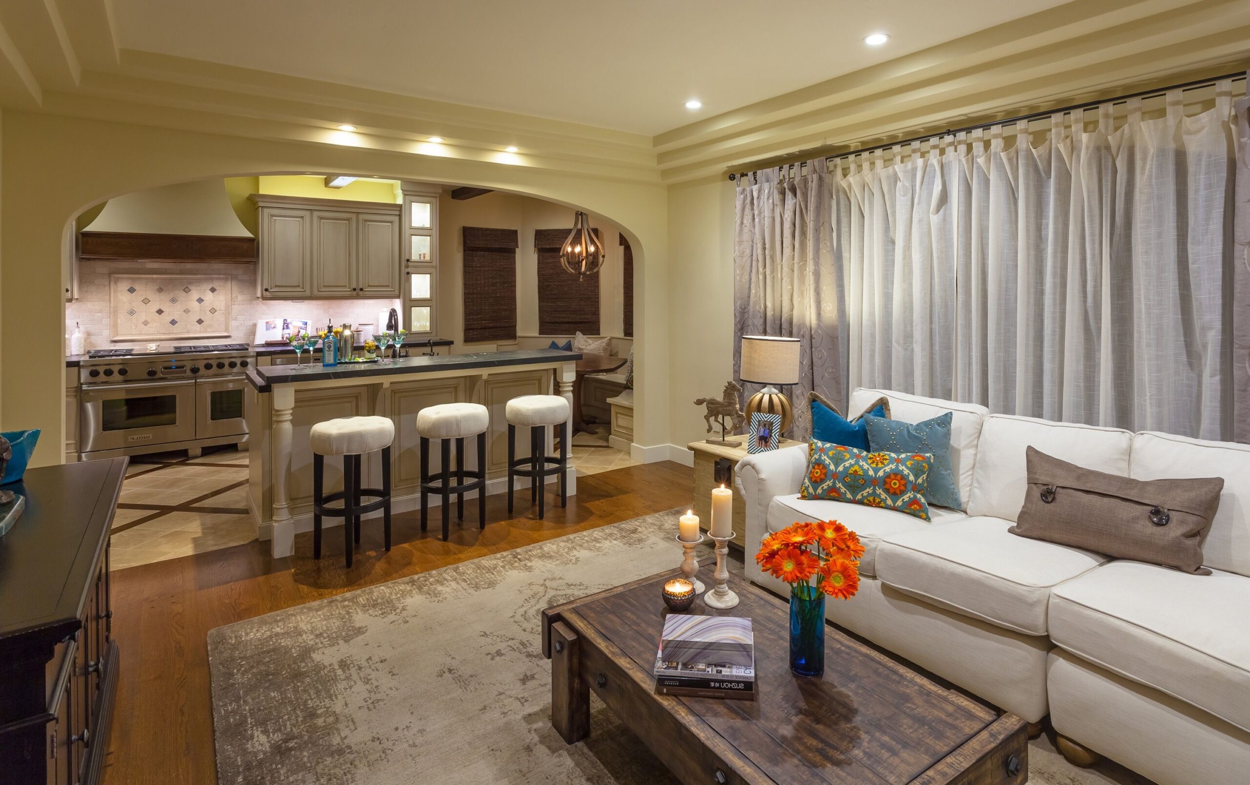 The Art of Seamless Living: Designing Harmonious Kitchen and Living Room Spaces