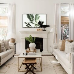 The Canvas of Calm: Mastering White-on-White Living Room Decor
