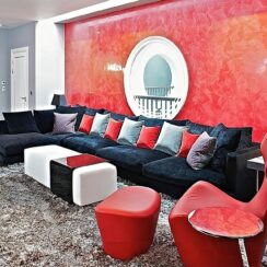 The Dynamic Duo: Mastering Red and Black in Your Living Room Decor